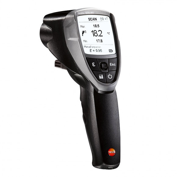 testo 835-H1 - инфракрасный термометр с интегрированным модулем влажности testo 835-H1 - инфракрасный термометр с интегрированным модулем влажности