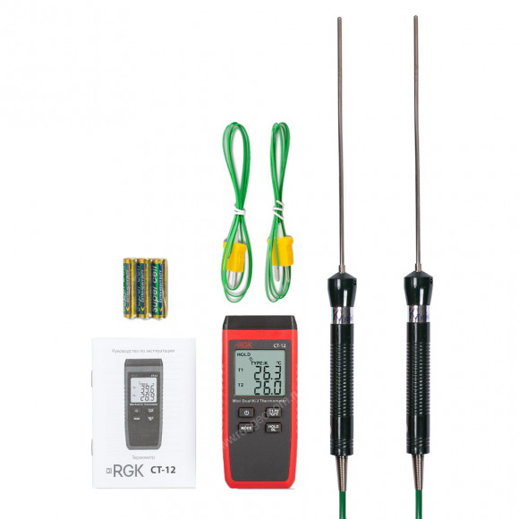 Термометр RGK CT-12 с погружным зондом температуры TR-10W