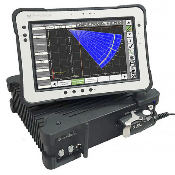 Ультразвуковой дефектоскоп на фазированных решетках Хамелеон 32+