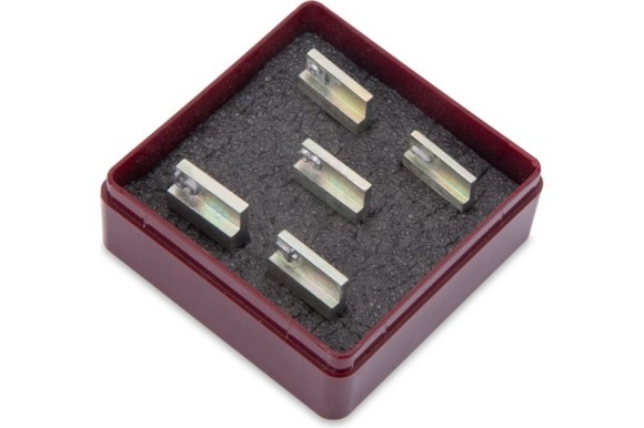 Образцы-имитаторы ЭЛИТЕСТ  вогнутости и выпуклости корня сварного шва  Fe с калибровкой