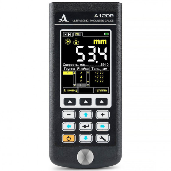 Толщиномер ультразвуковой а1209 