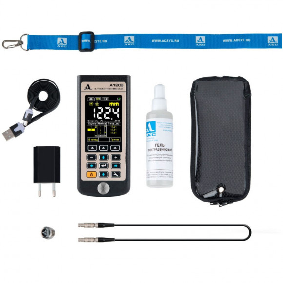 Толщиномер ультразвуковой а1208