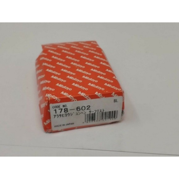 Mitutoyo 178-602 мера шероховатости, параметры Ra 2,94 мкм; R max (Ry) 9,3 мкм