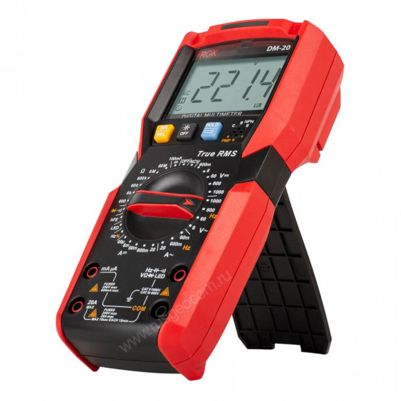 Цифровой мультиметр RGK DM-20 с поверкой