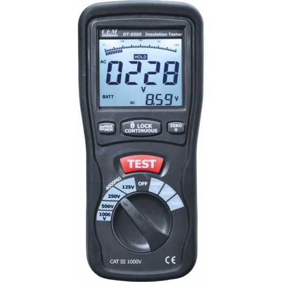 CEM DT-5505 Цифровой мегаомметр
