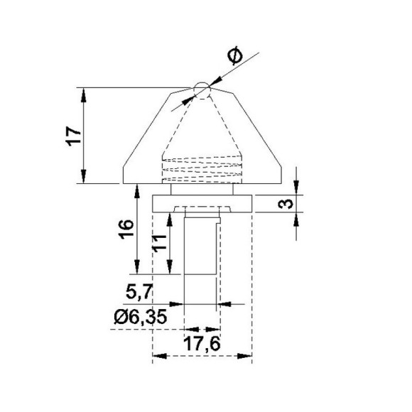 Наконечник шариковый к твердомеру Бринелль