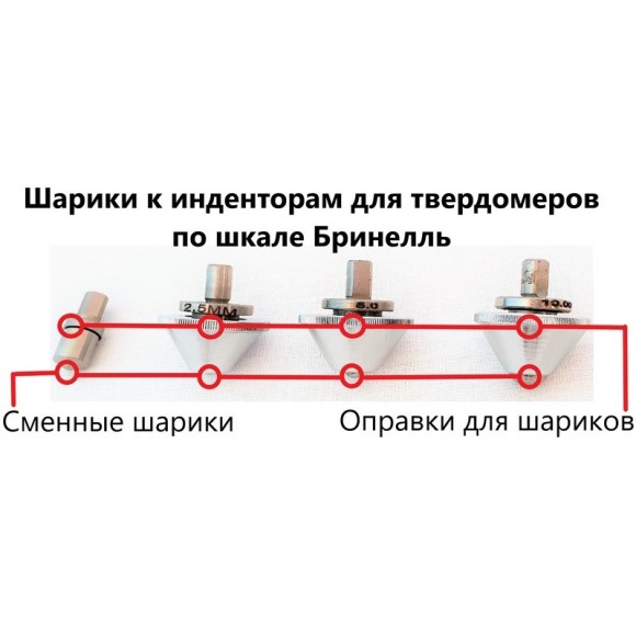 Наконечник шариковый к твердомеру Бринелль