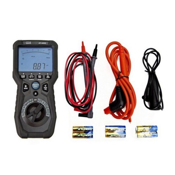 DT-6505 Измеритель сопротивления изоляции, микроомметр,мультиметр True RMS