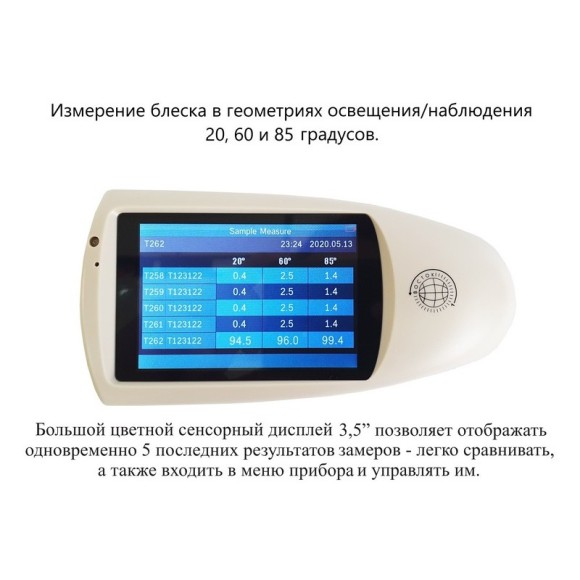 Блескомер фотоэлектрический БФ трёхугловой 20°/20°, 60°/60°, 85°/85°